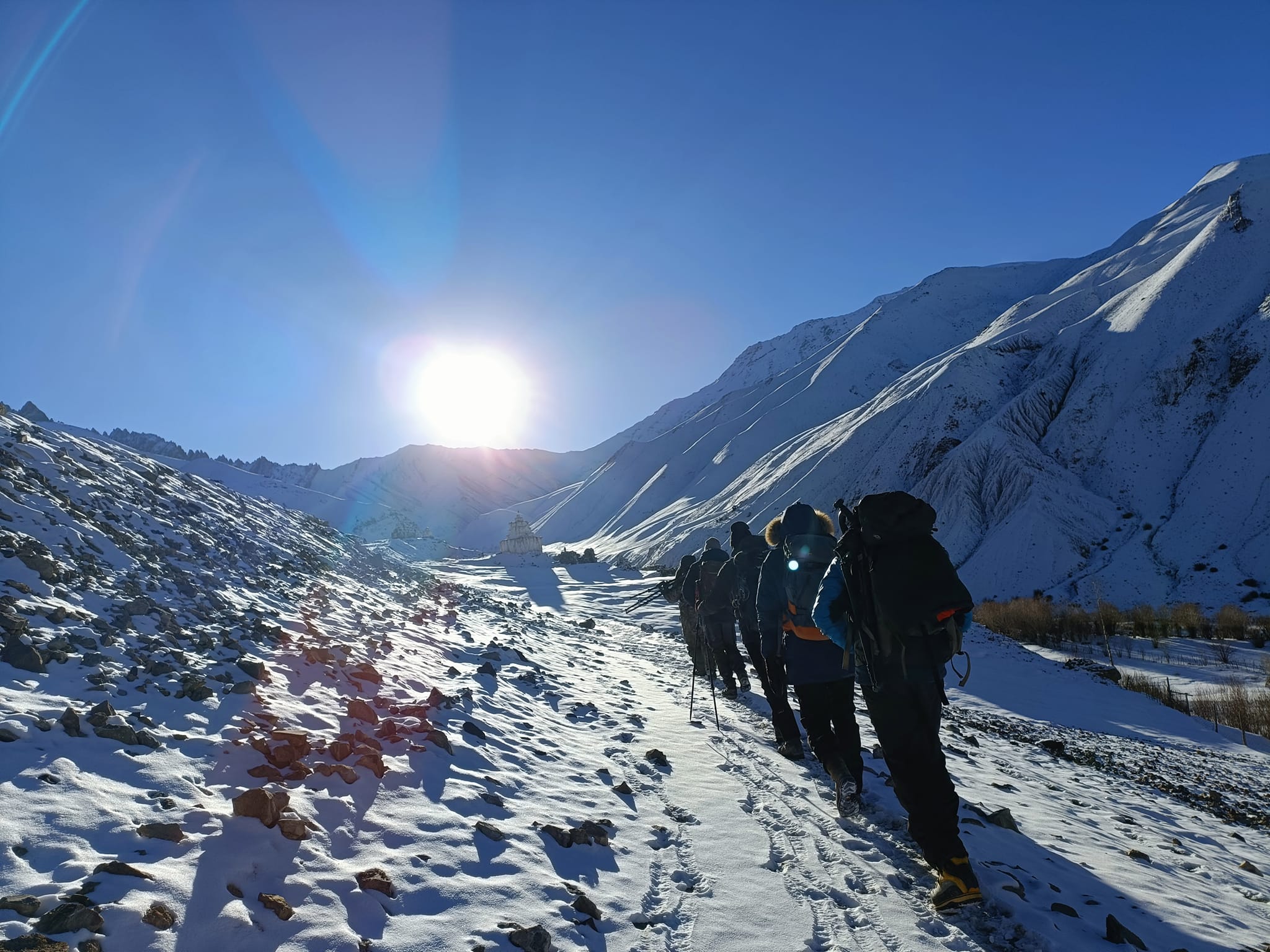 Winter terrain in Ladakh for wildlife and habitat interpretation