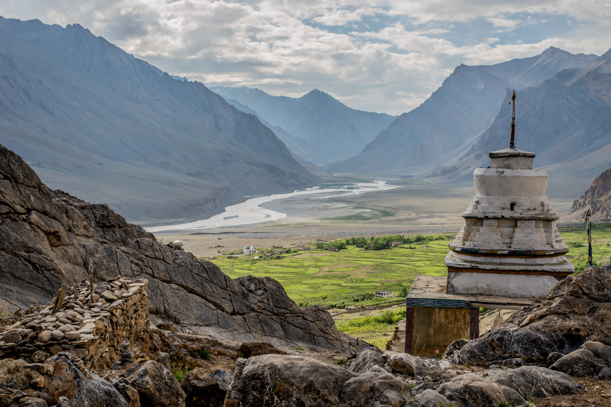 Zanskar and Lingshed trekking scene