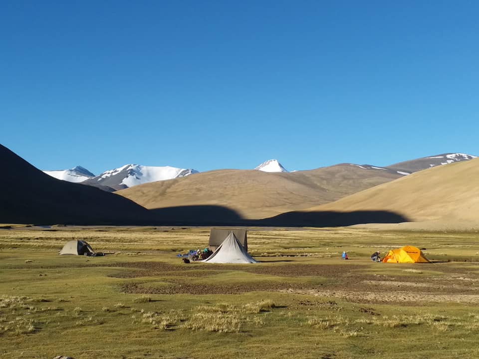 Changthang landscape in Ladakh
